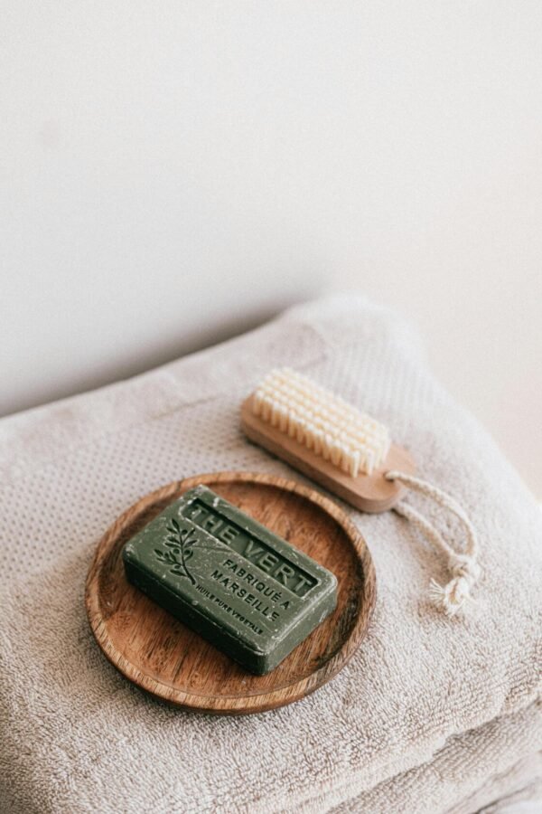 green tea flavour soap